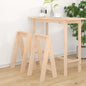 Stools 2 Pcs Solid Wood Pine