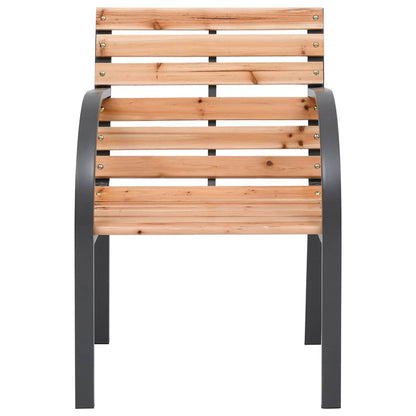 Garden Chairs 2 Pcs Solid Wood Fir