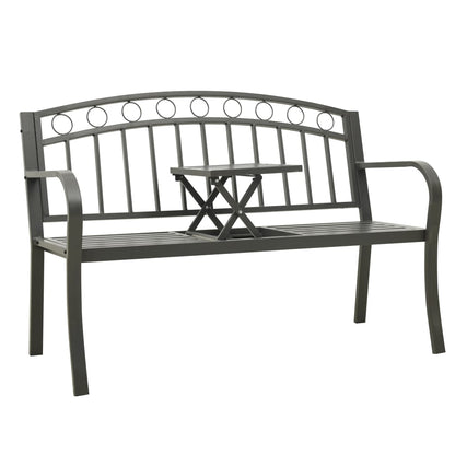 Garden Bench 120 Cm Steel