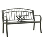 Garden Bench 120 Cm Steel