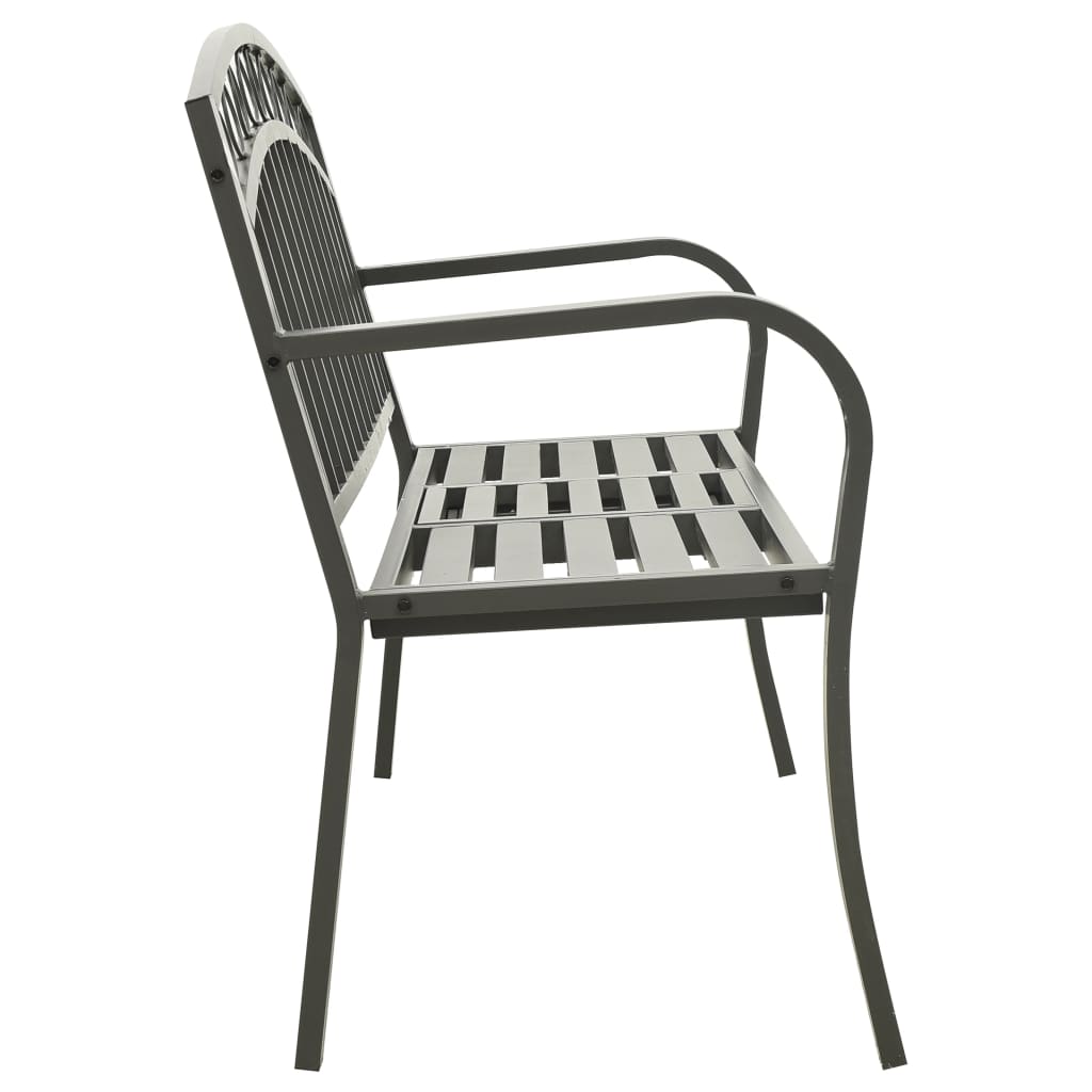 Garden Bench 120 Cm Steel