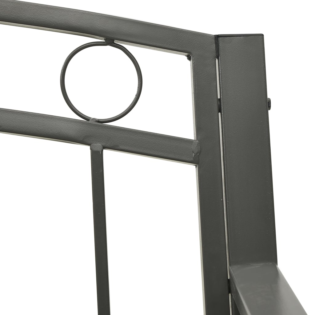 Garden Bench 120 Cm Steel