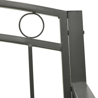 Garden Bench 120 Cm Steel