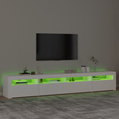 Tv Cabinet With Led Lights 240X35X40 Cm