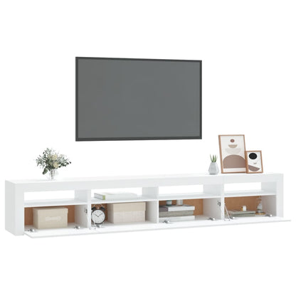 Tv Cabinet With Led Lights 240X35X40 Cm