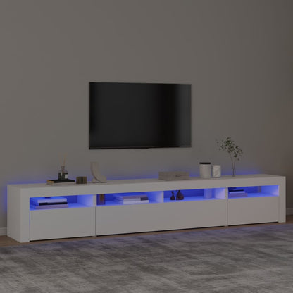 Tv Cabinet With Led Lights 240X35X40 Cm