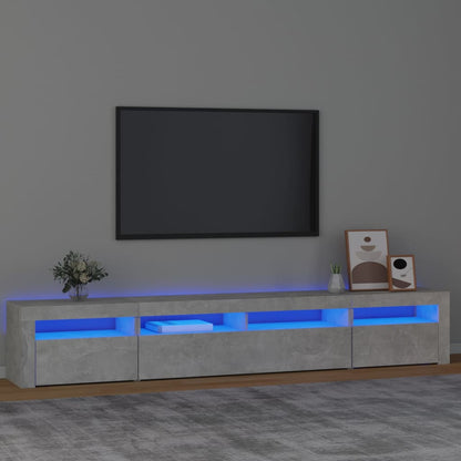 Tv Cabinet With Led Lights 240X35X40 Cm