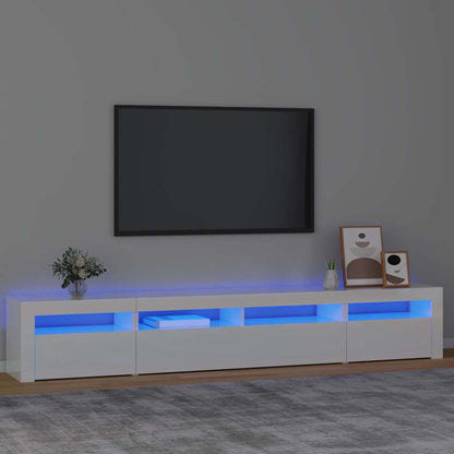 Tv Cabinet With Led Lights 240X35X40 Cm