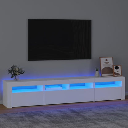 Tv Cabinet With Led Lights 240X35X40 Cm