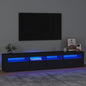 Tv Cabinet With Led Lights 240X35X40 Cm