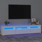 Tv Cabinet With Led Lights 240X35X40 Cm