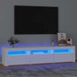 Tv Cabinet With Led Lights 240X35X40 Cm