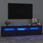 Tv Cabinet With Led Lights 240X35X40 Cm