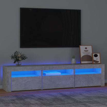 Tv Cabinet With Led Lights 240X35X40 Cm