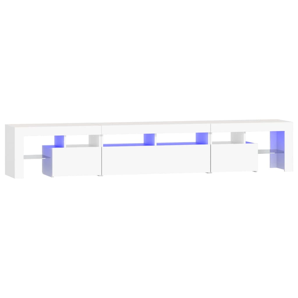 Tv Cabinet With Led Lights 230X36.5X40 Cm