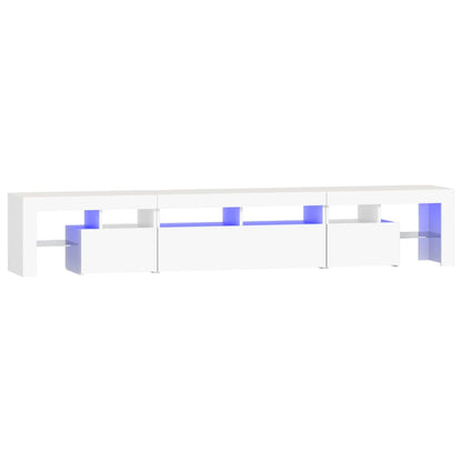 Tv Cabinet With Led Lights 230X36.5X40 Cm