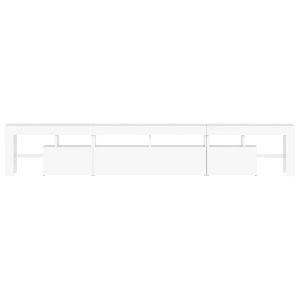 Tv Cabinet With Led Lights 230X36.5X40 Cm