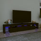 Tv Cabinet With Led Lights 260X36.5X40 Cm