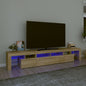 Tv Cabinet With Led Lights 260X36.5X40 Cm