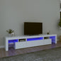 Tv Cabinet With Led Lights 260X36.5X40 Cm