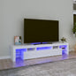 Tv Cabinet With Led Lights 260X36.5X40 Cm