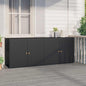 Garden Storage Cabinet 198X55.5X80 Cm Poly Rattan