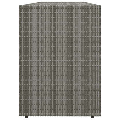 Garden Storage Cabinet 198X55.5X80 Cm Poly Rattan