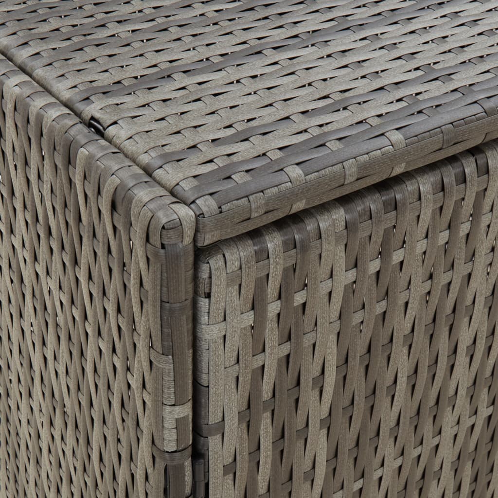 Garden Storage Cabinet 198X55.5X80 Cm Poly Rattan