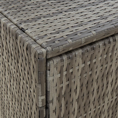 Garden Storage Cabinet 198X55.5X80 Cm Poly Rattan