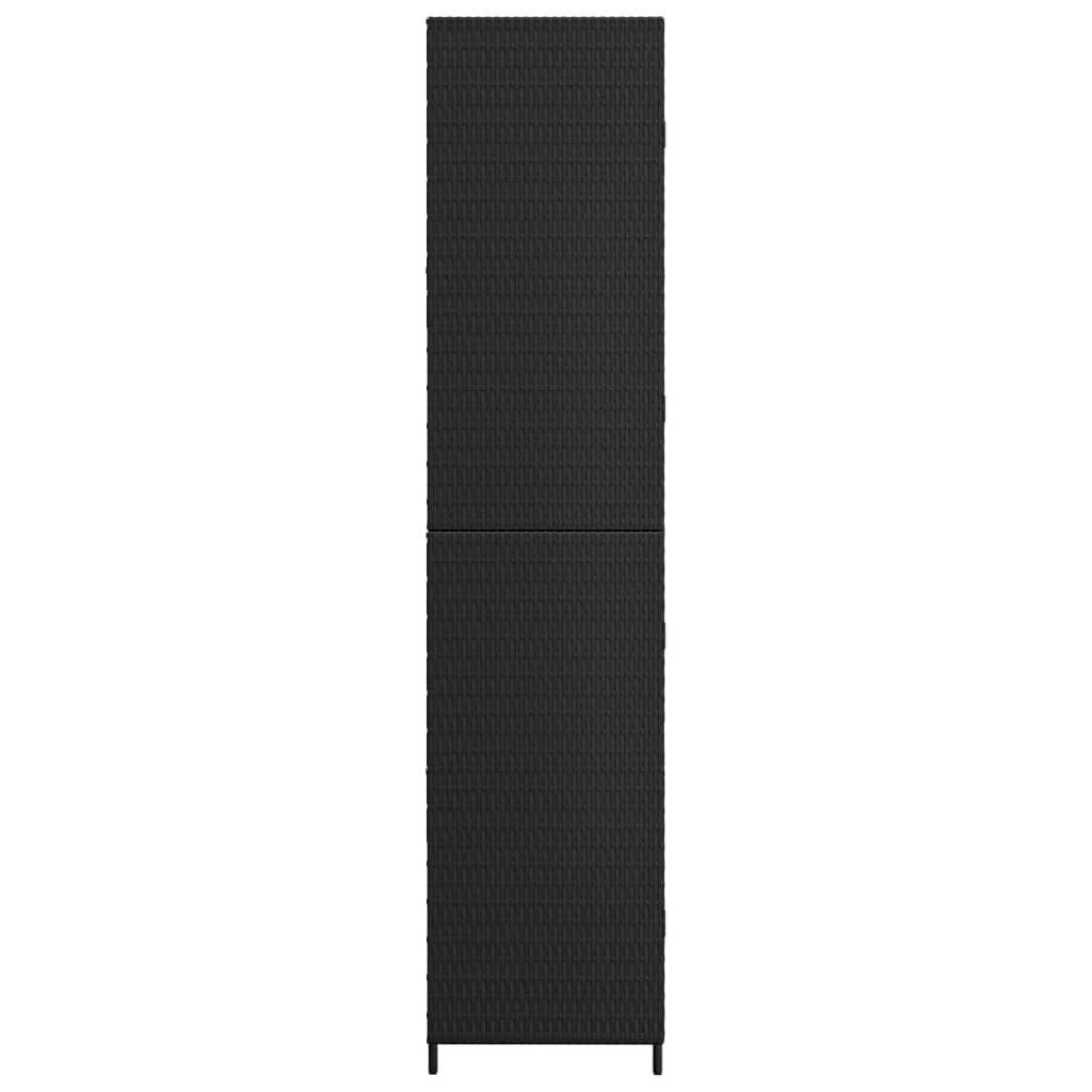 Garden Storage Cabinet 59X40X180 Cm Poly Rattan