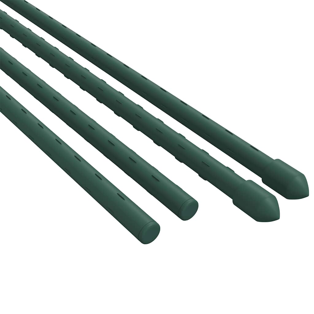 Garden Plant Stakes 30 Pcs Green Steel