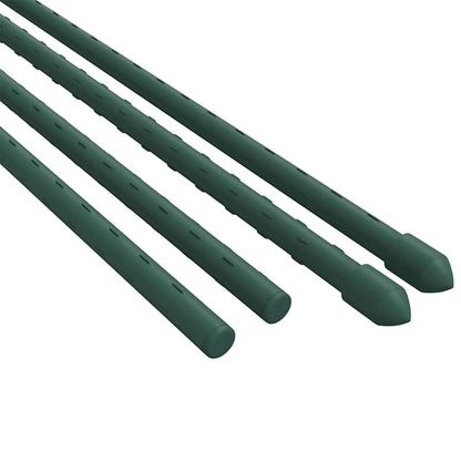 Garden Plant Stakes 30 Pcs Green Steel