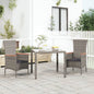 Garden Chairs With Cushions 4 Pcs Poly Rattan