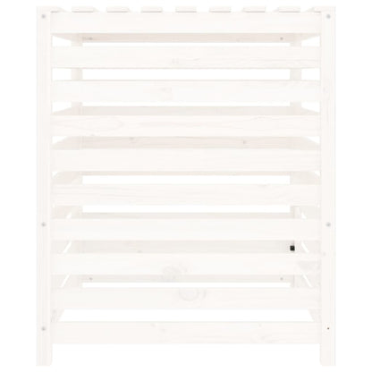 Composter White Solid Wood Pine