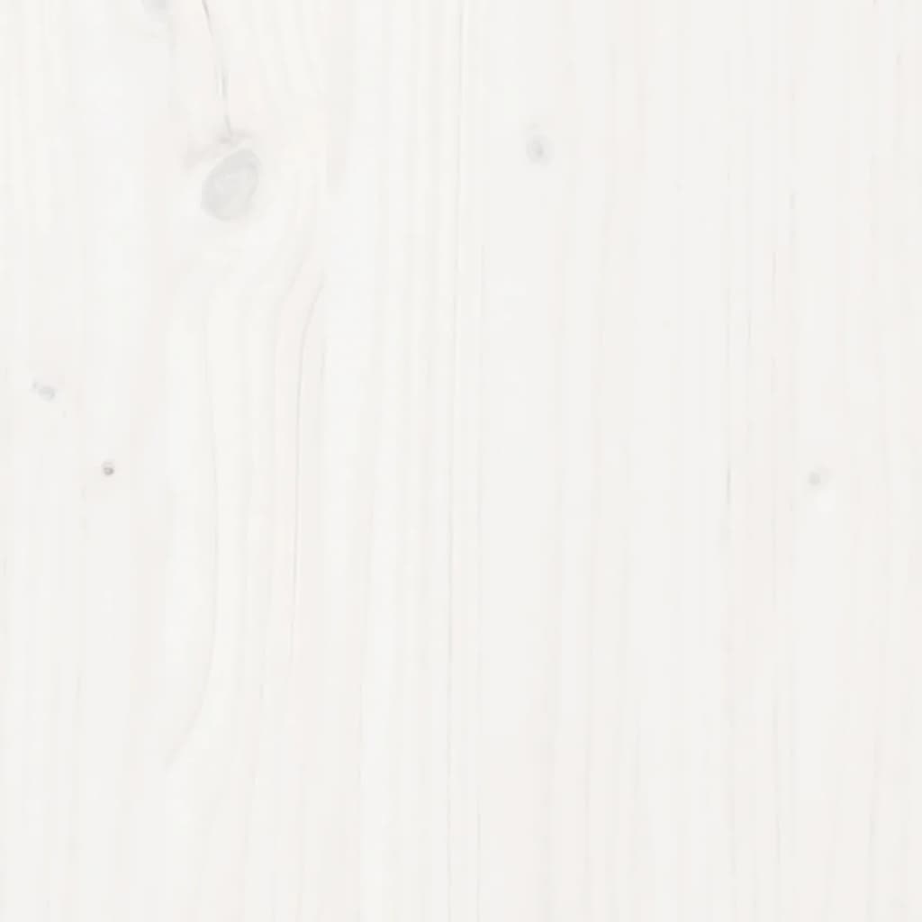 Composter White Solid Wood Pine