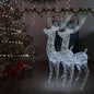 Acrylic Reindeer Christmas Decoration 140 Leds 120 Cm
