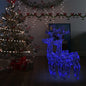 Acrylic Reindeer Christmas Decoration 140 Leds 120 Cm