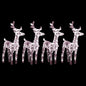 Christmas Reindeers 2 Pcs 80 Leds Acrylic