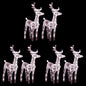 Christmas Reindeers 2 Pcs 80 Leds Acrylic