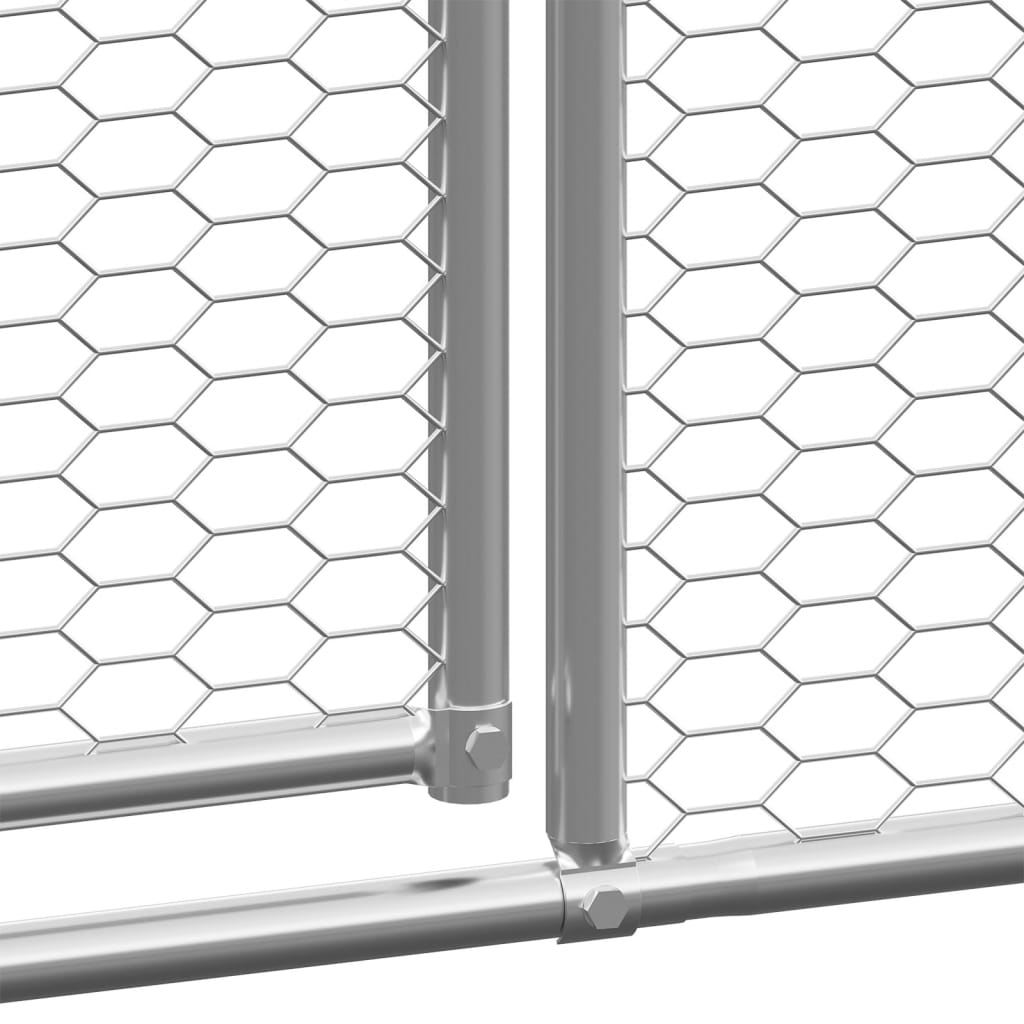 Outdoor Chicken Cage Galvanised Steel