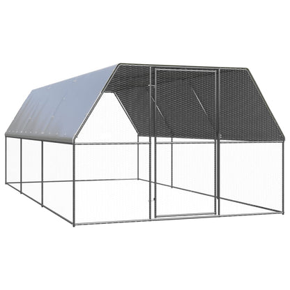 Outdoor Chicken Cage Galvanised Steel