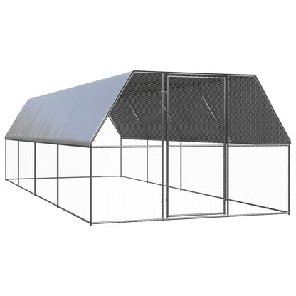 Outdoor Chicken Cage Galvanised Steel