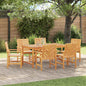 Garden Dining Chairs 2 Pcs Solid Wood Acacia
