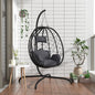 Hanging Egg Chair With Cushion Poly Rattan&Steel