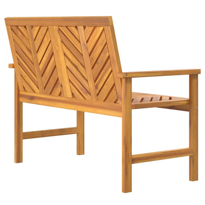 Garden Bench 109 Cm Solid Wood Acacia