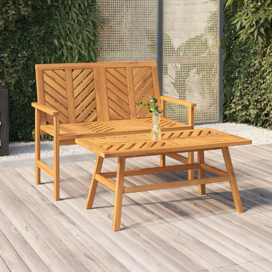 Garden Bench 109 Cm Solid Wood Acacia