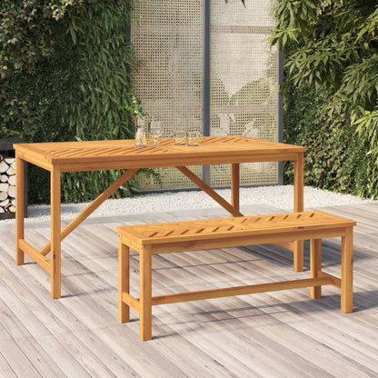 Garden Bench 80 Cm Solid Wood Acacia