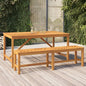 Garden Bench 80 Cm Solid Wood Acacia