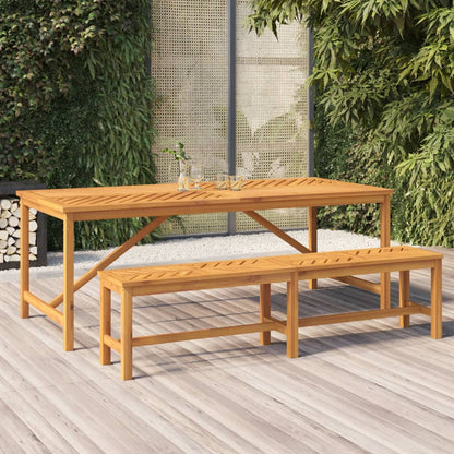 Garden Bench 80 Cm Solid Wood Acacia