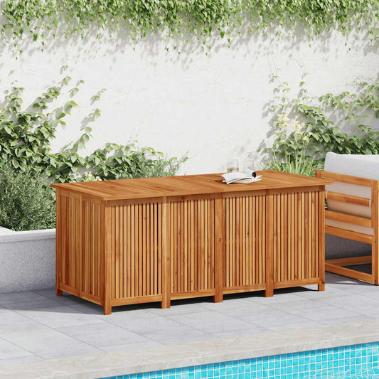 Garden Storage Box Solid Wood Acacia